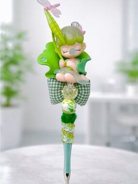 Nanci Figures Rhinstone Pens (Shy Lotus🪷) Nanci Poetic Beauty Figure Series